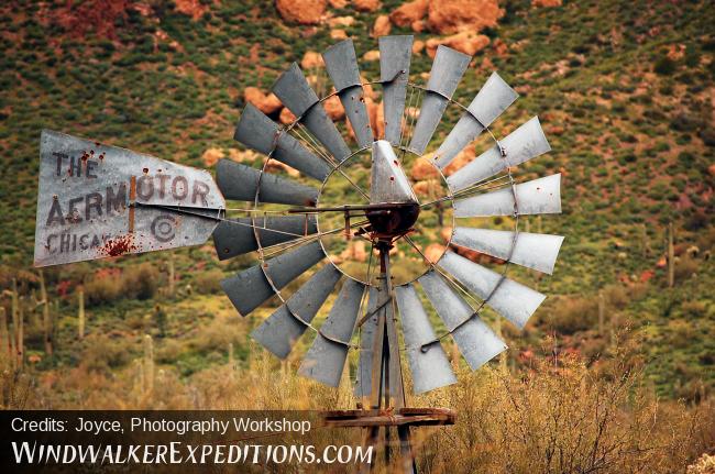 Wind Pump Superstition Mtns.