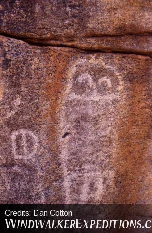 Great Horned Owl petroglyph